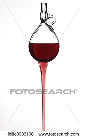 Stock Image - "Red wine, wine pipette". Fotosearch
