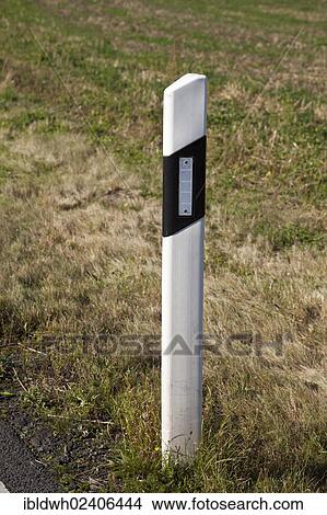 Picture - "Reflector post, Kamen, Ruhr area, North Rhine-Westphalia, Germany, Europe, PublicGround, Europe". Fotosearch