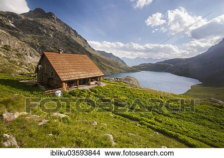 "Refuge de Vens mountain hut, Mercantour National Park, near Saint-Etienne-de-Tinee, Departement Alpes-Maritimes, Region Provence-Alpes-Cote d’Azur, France, Europe" View Large Photo Image Picture - "Refuge de Vens mountain hut, Mercantour National Park, near Saint-Etienne-de-Tinee, Departement Alpes-Maritimes, Region Provence-Alpes-Cote d’Azur, France, Europe". Fotosearch