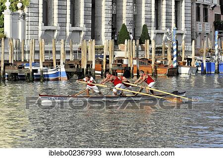 Stock Image - "Regata Storica 2012, Grand Canal, Venice, Veneto, Italy, Europe". Fotosearch