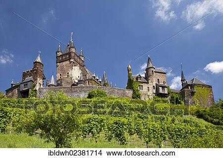 "Reichsburg Imperial Castle, Cochem, Moselle, Rhineland-Palatinate, Germany, Europe, PublicGround, Europe" View Large Photo Image Picture - "Reichsburg Imperial Castle, Cochem, Moselle, Rhineland-Palatinate, Germany, Europe, PublicGround, Europe". Fotosearch