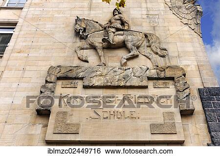 "Relief of the Elector Frederick IV on horseback, founder of the city of Mannheim, at the former Kurfuerst-Friedrich Schule, today Friedrich List School, downtown C6 1, Mannheim, Baden-Wurttemberg, Germany, Europe, PublicGround, Europe" View Large Photo Image Stock Photograph - "Relief of the Elector Frederick IV on horseback, founder of the city of Mannheim, at the former Kurfuerst-Friedrich Schule, today Friedrich List School, downtown C6 1, Mannheim, Baden-Wurttemberg, Germany, Europe, PublicGround, Europe". Fotosearch