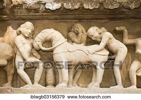 "Relief on the outside the Lakshman Temple displaying a sodomist scene of men copulating with a horse, temple district of Khajuraho, Khajuraho Group of Monuments, UNESCO World Heritage Site, Khajuraho, Madhya Pradesh, India, Asia" View Large Photo Image Stock Photo - "Relief on the outside the Lakshman Temple displaying a sodomist scene of men copulating with a horse, temple district of Khajuraho, Khajuraho Group of Monuments, UNESCO World Heritage Site, Khajuraho, Madhya Pradesh, India, Asia". Fotosearch