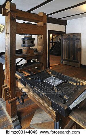 "Relief printing press for printing woodcuts, reconstruction after a drawing by Albrecht Duerer, Albrecht Duerer House, historic center, Nuremberg, Middle Franconia, Bavaria, Germany, Europe" View Large Photo Image Stock Image - "Relief printing press for printing woodcuts, reconstruction after a drawing by Albrecht Duerer, Albrecht Duerer House, historic center, Nuremberg, Middle Franconia, Bavaria, Germany, Europe". Fotosearch