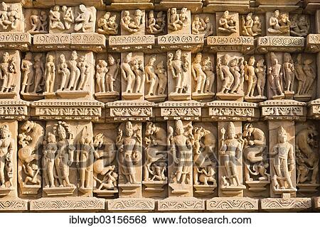 "Relief sculptures of gods and men on the facade of the Parshvanath Temple, Eastern Group, Jain Temple, Temple District of Khajuraho, Khajuraho Group of Monuments, UNESCO World Heritage Site, Khajuraho, Madhya Pradesh, India, Asia" View Large Photo Image Stock Photo - "Relief sculptures of gods and men on the facade of the Parshvanath Temple, Eastern Group, Jain Temple, Temple District of Khajuraho, Khajuraho Group of Monuments, UNESCO World Heritage Site, Khajuraho, Madhya Pradesh, India, Asia". Fotosearch