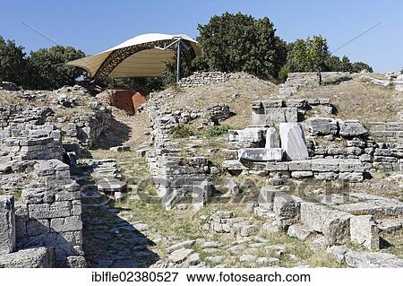 "Remains of the castle walls, Troy, Truva, Canakkale, Marmara, western Turkey, Turkey, Asia" View Large Photo Image Stock Photo - "Remains of the castle walls, Troy, Truva, Canakkale, Marmara, western Turkey, Turkey, Asia". Fotosearch