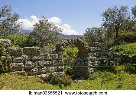 "Remains of the city wall of ancient Heraclea, Lake Bafa, Besparmak Mountains, Herakleia, Mugla Province, Aegean region, Turkey, Asia" View Large Photo Image Stock Image - "Remains of the city wall of ancient Heraclea, Lake Bafa, Besparmak Mountains, Herakleia, Mugla Province, Aegean region, Turkey, Asia". Fotosearch