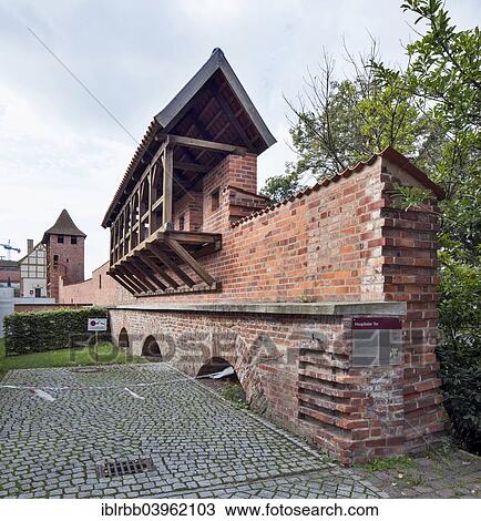 "Remains of the medieval city walls with battlements at Hospitaler Tor, city gate, Stralsund, Mecklenburg-Western Pomerania, Germany, Europe" View Large Photo Image Stock Image - "Remains of the medieval city walls with battlements at Hospitaler Tor, city gate, Stralsund, Mecklenburg-Western Pomerania, Germany, Europe". Fotosearch