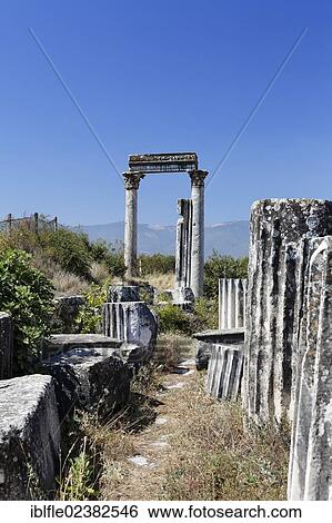 "Remnants and pillars at the Temple of Aphrodite, Aphrodisias, Geyre, Karacasu, Aydin, Western Turkey, Turkey, Asia" View Large Photo Image Stock Photograph - "Remnants and pillars at the Temple of Aphrodite, Aphrodisias, Geyre, Karacasu, Aydin, Western Turkey, Turkey, Asia". Fotosearch