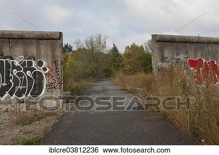 Stock Photograph - "Remnants of the Berlin Wall, Mitte borough, Berlin, Germany, Europe". Fotosearch