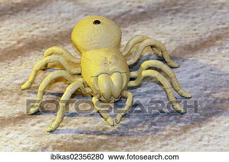 Stock Image - "Remote-controlled spider model, IdeenPark 2012, a technology and education summit conference for young people, Essen, Ruhr area, North Rhine-Westphalia, Germany, Europe". Fotosearch