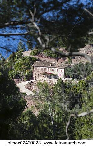 "Remote finca near Banyalbufar, Serra de Tramuntana, Northwestern Coast, Mallorca, Balearic Islands, Spain, Europe" View Large Photo Image Stock Image - "Remote finca near Banyalbufar, Serra de Tramuntana, Northwestern Coast, Mallorca, Balearic Islands, Spain, Europe". Fotosearch