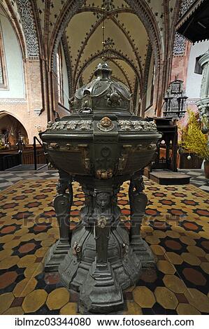 "Renaissance baptismal font from 1592 in Guestrow Cathedral, Gustrow, Mecklenburg-Western Pomerania, Germany, Europe" View Large Photo Image Stock Image - "Renaissance baptismal font from 1592 in Guestrow Cathedral, Gustrow, Mecklenburg-Western Pomerania, Germany, Europe". Fotosearch