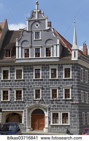 "Renaissance house with a gable from 1895, Gorlitz, Saxony, Germany, Europe" View Large Photo Image Stock Image - "Renaissance house with a gable from 1895, Gorlitz, Saxony, Germany, Europe". Fotosearch