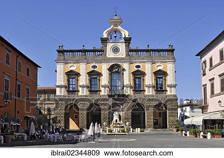 "Renaissance town hall by Antonio Sangallo, Palazzo Comunale building, Piazza del Comune square, Nepi, Lazio region, Italy, Europe" View Large Photo Image Stock Photo - "Renaissance town hall by Antonio Sangallo, Palazzo Comunale building, Piazza del Comune square, Nepi, Lazio region, Italy, Europe". Fotosearch