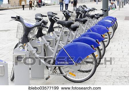 "Rental bicycles, Marseille, Departement Bouches-du-Rhone, Region Provence-Alpes-Cote d’Azur d’Azur, France, Europe" View Large Photo Image Stock Photo - "Rental bicycles, Marseille, Departement Bouches-du-Rhone, Region Provence-Alpes-Cote d’Azur d’Azur, France, Europe". Fotosearch