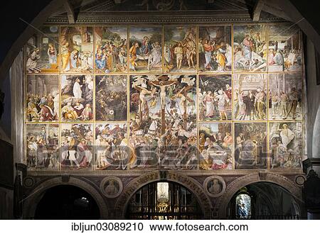 "Representation of the Life and Passion of Christ, from the Renaissance painter Gaudenzio Ferrari, 1513, in the Franciscan Church of Madonna delle Grazie, Our Lady of Graces, from 1493, Varallo, Val Sesia, Piedmont, Italy, Europe" View Large Photo Image Stock Image - "Representation of the Life and Passion of Christ, from the Renaissance painter Gaudenzio Ferrari, 1513, in the Franciscan Church of Madonna delle Grazie, Our Lady of Graces, from 1493, Varallo, Val Sesia, Piedmont, Italy, Europe". Fotosearch
