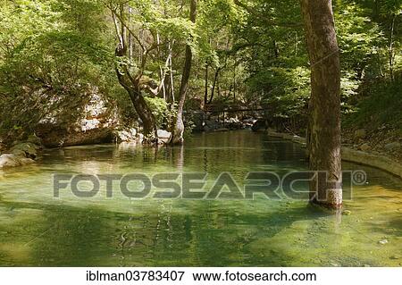 Stock Photo - "Reservoir, Sapadere Canyon, Taurus Mountains, Antalya Province, Turkey, Asia". Fotosearch