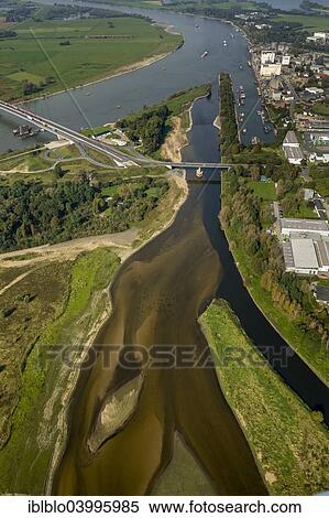 "Reshaped estuary of the river Lippe into the Rhine, Wesel, Rhineland, North Rhine-Westphalia, Germany, Europe" View Large Photo Image Stock Photography - "Reshaped estuary of the river Lippe into the Rhine, Wesel, Rhineland, North Rhine-Westphalia, Germany, Europe". Fotosearch