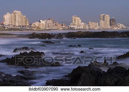"Residential buildings in the evening light, beach and the Atlantic Ocean, Cape Town, Western Cape, South Africa, Africa" View Large Photo Image Stock Image - "Residential buildings in the evening light, beach and the Atlantic Ocean, Cape Town, Western Cape, South Africa, Africa". Fotosearch