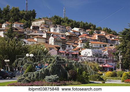 "Residential buildings, Ohrid, Macedonia, Europe" View Large Photo Image Stock Photo - "Residential buildings, Ohrid, Macedonia, Europe". Fotosearch
