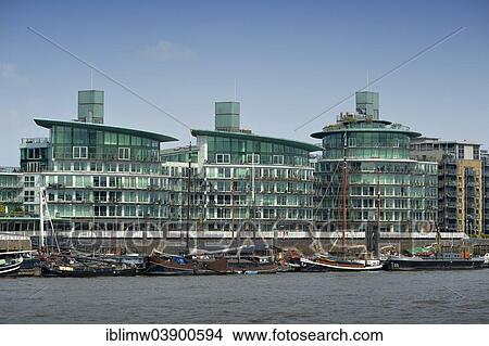 "Residential buildings on the River Thames, restored Docklands region, London, England, United Kingdom, Europe" View Large Photo Image Picture - "Residential buildings on the River Thames, restored Docklands region, London, England, United Kingdom, Europe". Fotosearch