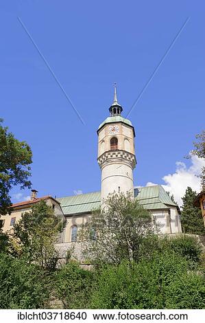 Stock Image - "Residential Tower of the Lords of Hoetting, Hotting, Innsbruck, Tyrol, Austria, Europe". Fotosearch