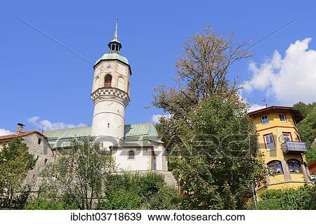 "Residential Tower of the Lords of Hoetting, Hotting, Innsbruck, Tyrol, Austria, Europe" View Large Photo Image Stock Photo - "Residential Tower of the Lords of Hoetting, Hotting, Innsbruck, Tyrol, Austria, Europe". Fotosearch