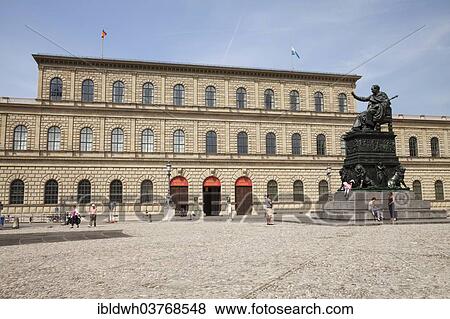 "Residenz Museum at Max-Joseph-Platz square, Munich, Upper Bavaria, Bavaria, Germany, Europe" View Large Photo Image Stock Photo - "Residenz Museum at Max-Joseph-Platz square, Munich, Upper Bavaria, Bavaria, Germany, Europe". Fotosearch