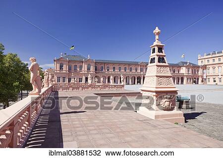 Stock Image - "Residenzschloss, Residential Palace, Rastatt, Baden-Wurttemberg, Germany, Europe". Fotosearch
