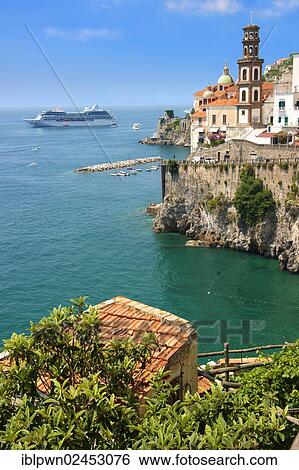"Resort town of Atrani, Amalfi Coast, Italy, Europe" View Large Photo Image Stock Photograph - "Resort town of Atrani, Amalfi Coast, Italy, Europe". Fotosearch