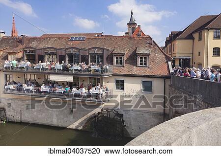 "Restaurant Alte Mainmuhle at the old Main bridge, Wurzburg, Lower Franconia, Bavaria, Germany, Europe" View Large Photo Image Stock Image - "Restaurant Alte Mainmuhle at the old Main bridge, Wurzburg, Lower Franconia, Bavaria, Germany, Europe". Fotosearch