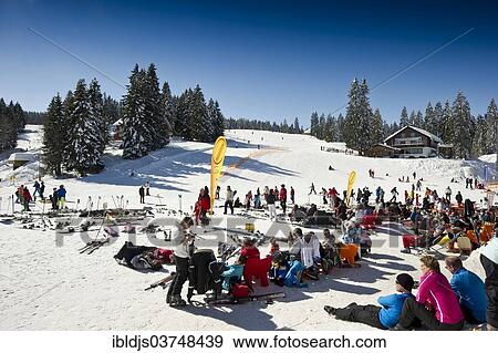 "Restaurant and beer garden in a skiing region, Feldberg - Schwarzwald, Black Forest, Baden-Wurttemberg, Germany, Europe" View Large Photo Image Stock Photo - "Restaurant and beer garden in a skiing region, Feldberg - Schwarzwald, Black Forest, Baden-Wurttemberg, Germany, Europe". Fotosearch