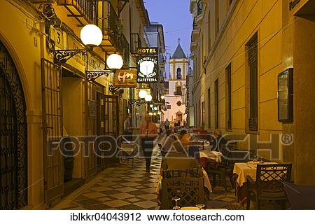 "Restaurant in an alleyway, Ronda, Costa del Sol, Andalusia, Spain, Europe" View Large Photo Image Stock Image - "Restaurant in an alleyway, Ronda, Costa del Sol, Andalusia, Spain, Europe". Fotosearch