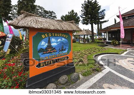 "Restaurant in the Pura Ulun Danu Bratan temple, Balinese Hinduism, Banjar Candikuning Dua, Bedugul, Bali, Indonesia, Asia" View Large Photo Image Stock Photography - "Restaurant in the Pura Ulun Danu Bratan temple, Balinese Hinduism, Banjar Candikuning Dua, Bedugul, Bali, Indonesia, Asia". Fotosearch