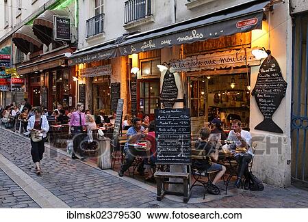 "Restaurant, Lyon, Departement Rhone, France, Europe" View Large Photo Image Stock Image - "Restaurant, Lyon, Departement Rhone, France, Europe". Fotosearch