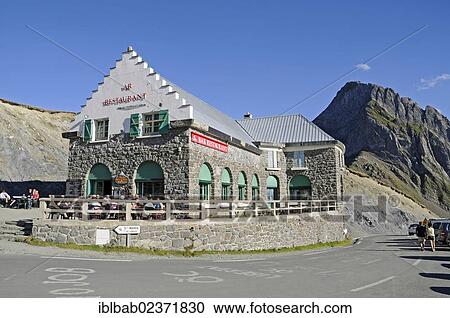 "Restaurant on the Col du Tourmalet mountain pass road, mountains, Bareges, Midi-Pyrenees, Pyrenees, departement of Hautes-Pyrenees, France, Europe, PublicGround, Europe" View Large Photo Image Stock Image - "Restaurant on the Col du Tourmalet mountain pass road, mountains, Bareges, Midi-Pyrenees, Pyrenees, departement of Hautes-Pyrenees, France, Europe, PublicGround, Europe". Fotosearch