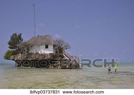 "Restaurant " The Rock", Paje, Zanzibar, Tanzania, Africa" View Large Photo Image Stock Image - "Restaurant " The Rock", Paje, Zanzibar, Tanzania, Africa". Fotosearch