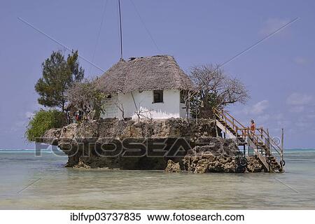 "Restaurant " The Rock", Paje, Zanzibar, Tanzania, Africa" View Large Photo Image Stock Photography - "Restaurant " The Rock", Paje, Zanzibar, Tanzania, Africa". Fotosearch
