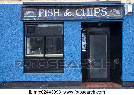 "Restaurant selling """"Fish and Chips"""", Portree, Isle of Skye, Inner Hebrides, Highlands, Scotland, United Kingdom, Europe" View Large Photo Image Stock Image - "Restaurant selling """"Fish and Chips"""", Portree, Isle of Skye, Inner Hebrides, Highlands, Scotland, United Kingdom, Europe". Fotosearch