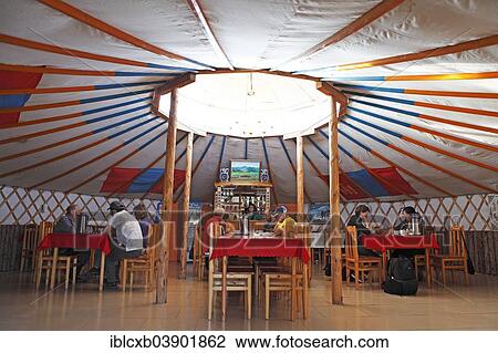 "Restaurant yurt, Selenge Province, Mongolia, Asia" View Large Photo Image Stock Image - "Restaurant yurt, Selenge Province, Mongolia, Asia". Fotosearch