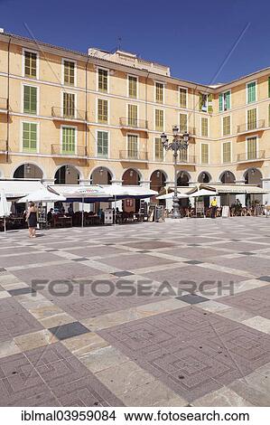 "Restaurants and street cafes in Placa Major, Palma de Mallorca, Majorca, Balearic Islands, Spain, Europe" View Large Photo Image Picture - "Restaurants and street cafes in Placa Major, Palma de Mallorca, Majorca, Balearic Islands, Spain, Europe". Fotosearch