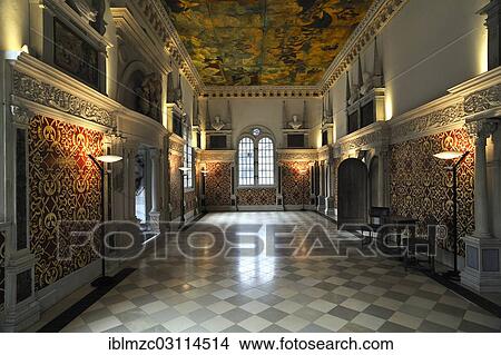 "Restored Hirsvogel Hall with a canvas ceiling, representation of the """"Fall of Phaeton"""", built in 1534 in the style of the Italian Renaissance, Hirschelgasse 9-11, Nuremberg, Middle Franconia, Bavaria, Germany, Europe" View Large Photo Image Picture - "Restored Hirsvogel Hall with a canvas ceiling, representation of the """"Fall of Phaeton"""", built in 1534 in the style of the Italian Renaissance, Hirschelgasse 9-11, Nuremberg, Middle Franconia, Bavaria, Germany, Europe". Fotosearch