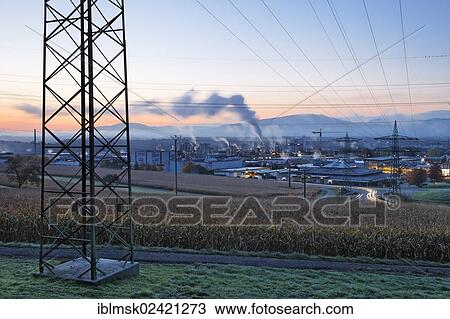 Rheinfelden-Ost industrial park in the morning, Rheinfelden - Baden, Baden-Wuerttemberg, Germany, Europe View Large Photo Image Stock Image - Rheinfelden-Ost industrial park in the morning, Rheinfelden - Baden, Baden-Wuerttemberg, Germany, Europe. Fotosearch