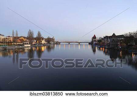 "Rhine Bridge, evening at Lake Constance, Konstanz, Baden-Wurttemberg, Germany, Europe" View Large Photo Image Stock Image - "Rhine Bridge, evening at Lake Constance, Konstanz, Baden-Wurttemberg, Germany, Europe". Fotosearch