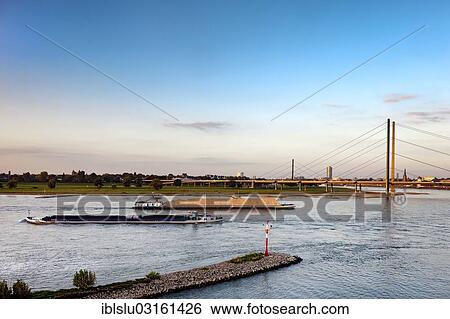 "Rhine, Rheinkniebruecke bridge, old town, Dusseldorf, Rhineland, North Rhine-Westphalia, Germany, Europe" View Large Photo Image Stock Photograph - "Rhine, Rheinkniebruecke bridge, old town, Dusseldorf, Rhineland, North Rhine-Westphalia, Germany, Europe". Fotosearch