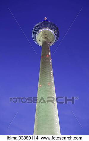 "Rhine Tower, Dusseldorf, North Rhine-Westphalia, Germany, Europe" View Large Photo Image Picture - "Rhine Tower, Dusseldorf, North Rhine-Westphalia, Germany, Europe". Fotosearch