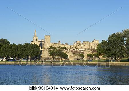 "Rhone River, city walls and the Palais des Papes, Papal Palace, Avignon, Provence, Region Provence-Alpes-Cote d? ÇÖAzur, France, Europe" View Large Photo Image Picture - "Rhone River, city walls and the Palais des Papes, Papal Palace, Avignon, Provence, Region Provence-Alpes-Cote d? ÇÖAzur, France, Europe". Fotosearch