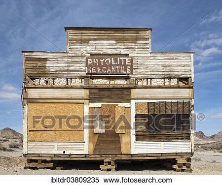 "Rhyolite Mercantile, a former general store, ghost town of Rhyolite, Nevada, USA" View Large Photo Image Stock Photography - "Rhyolite Mercantile, a former general store, ghost town of Rhyolite, Nevada, USA". Fotosearch