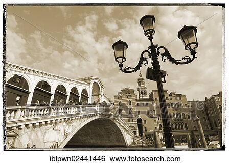 Stock Photograph - "Rialto Bridge, Venice, Italy, Europe". Fotosearch